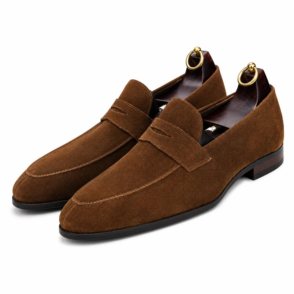 Suede Loafers