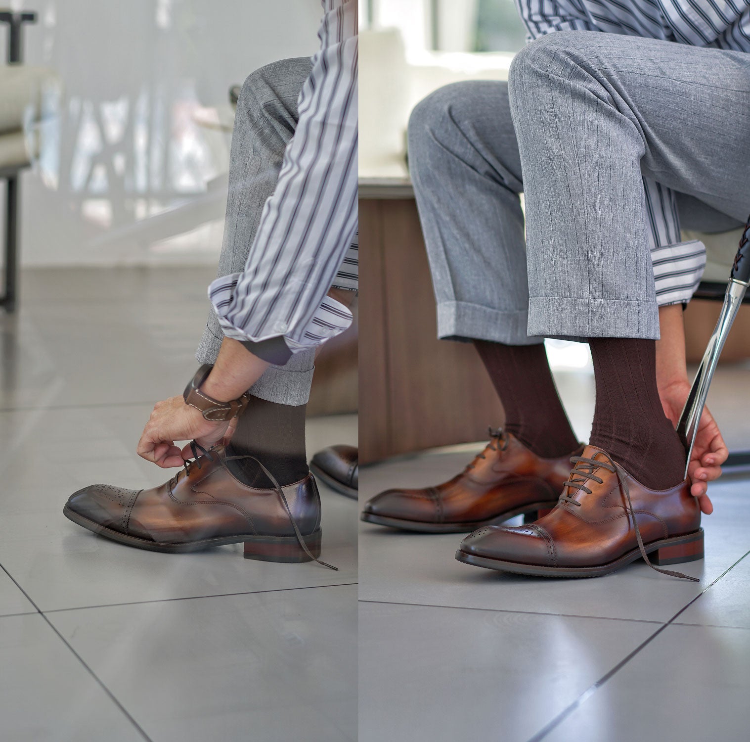 TORNADO-  Cap Toe Oxfords