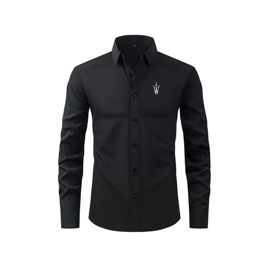 Mogghal Long Sleeve Black Commuter Shirt