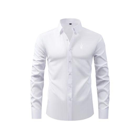 Mogghal Long Sleeve White Commuter Shirt
