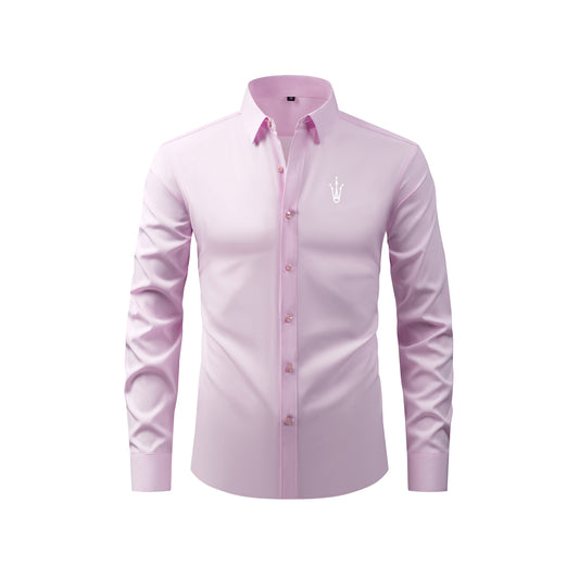 Mogghal Long Sleeve Pink Commuter Shirt
