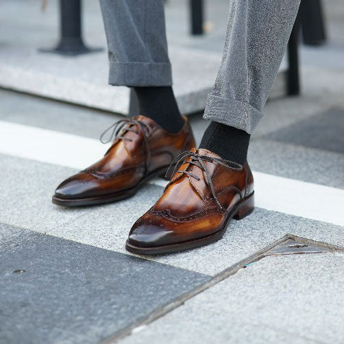 PANDA - Cap Toe Oxfords