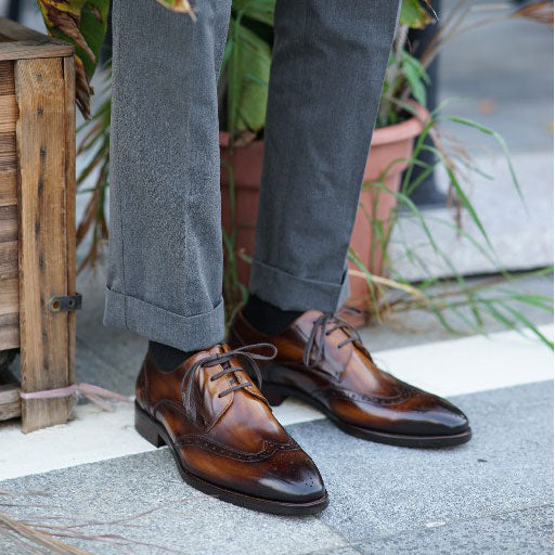 PANDA - Cap Toe Oxfords