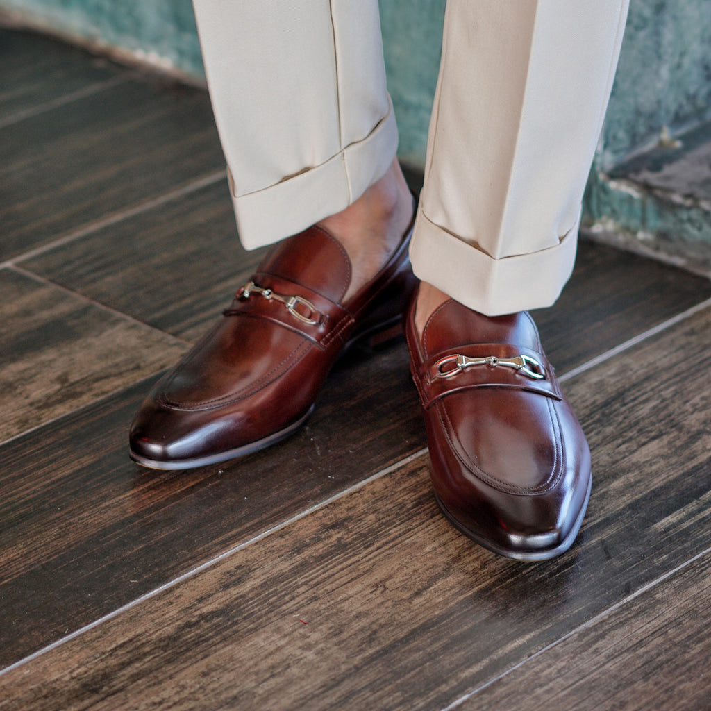 CHASSEL - Men Leather Penny Loafer