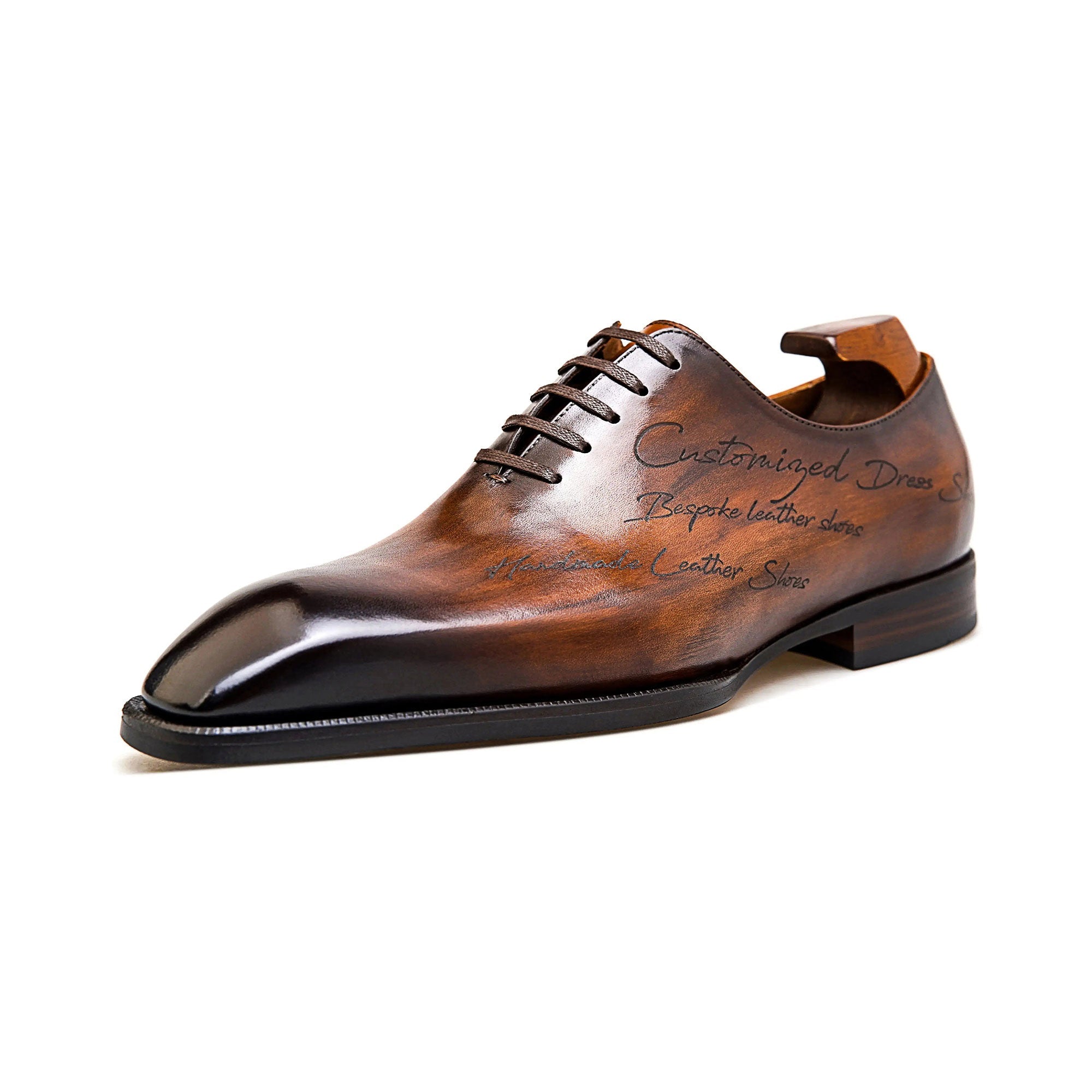 TEXTURE CLASSIC - Wholecut Italian Oxfords