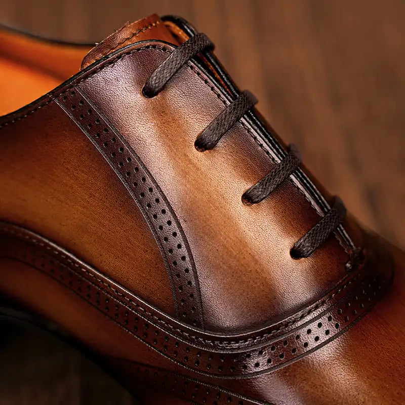 LUXURY - Brogue Wingtip Oxfords