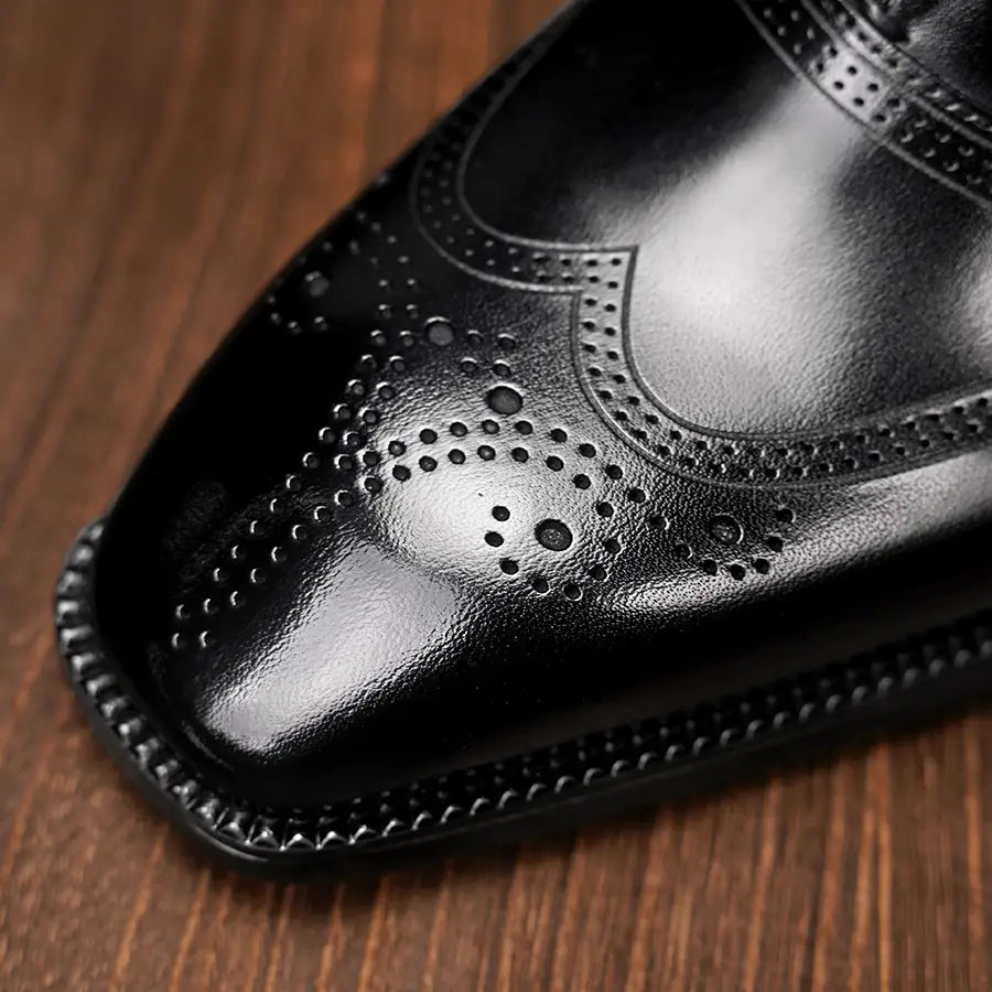 LUXURY - Brogue Wingtip Oxfords