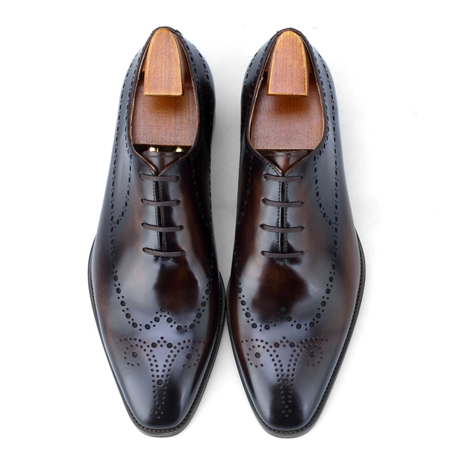 ELEGANT - Wholecut Oxford Brogue Shoe