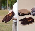 TROPEZ  Men Suede Penny Loafers