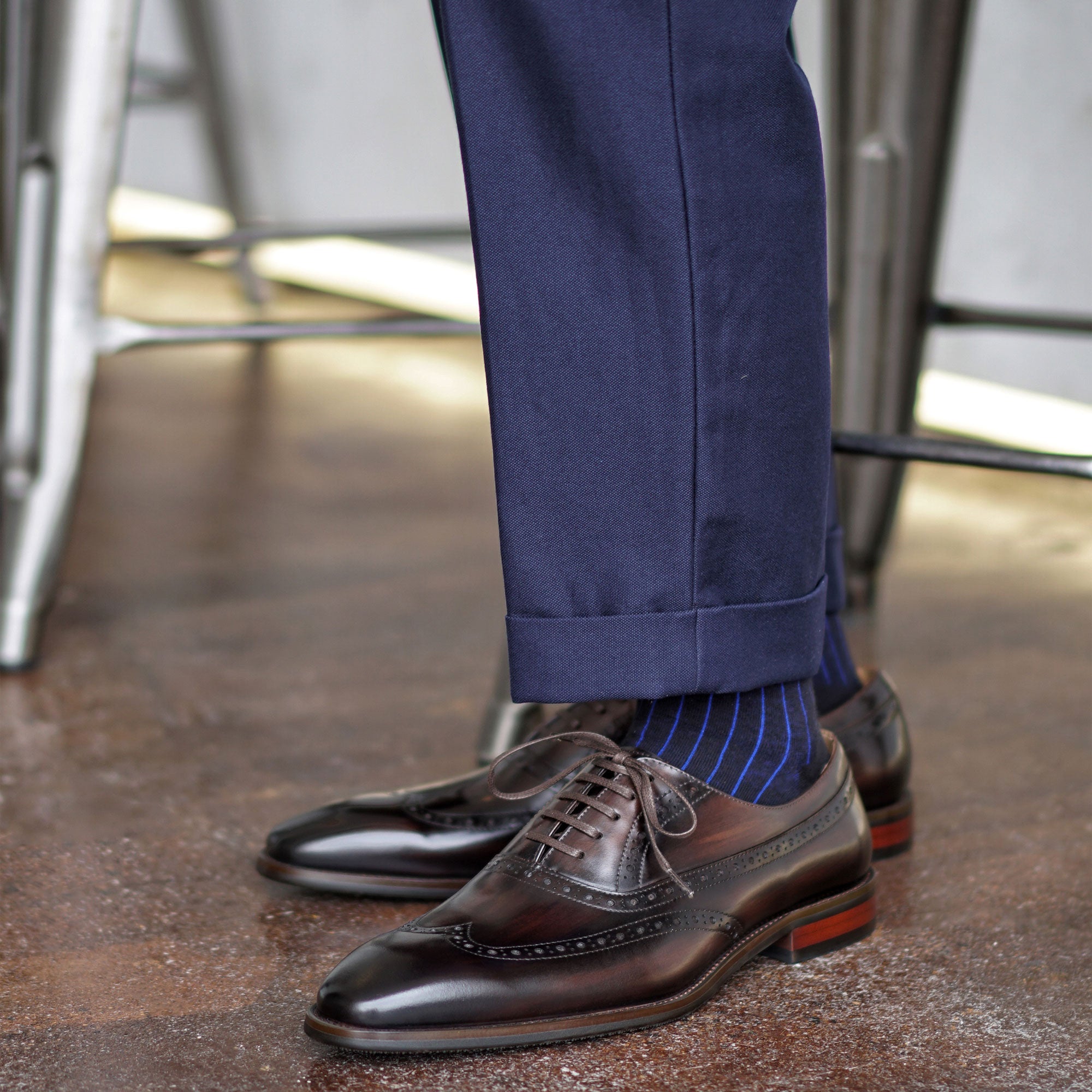 STATESMAN -  Brogue Oxfords Men