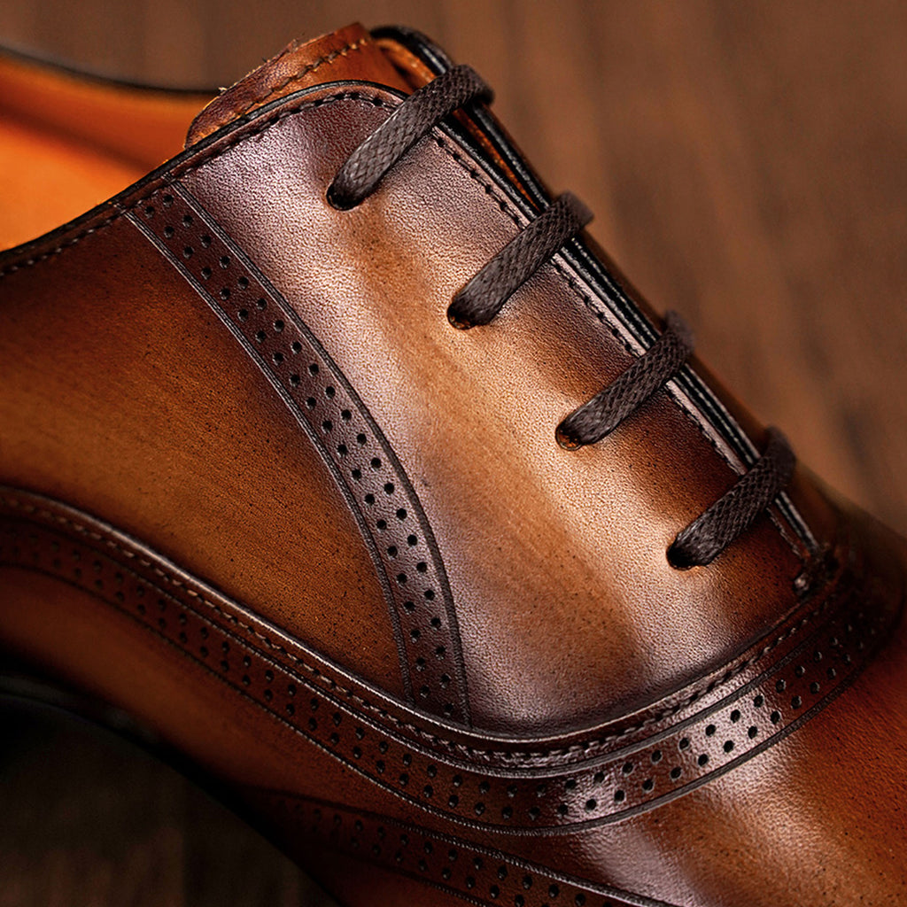 LUXURY - Brogue Wingtip Oxfords