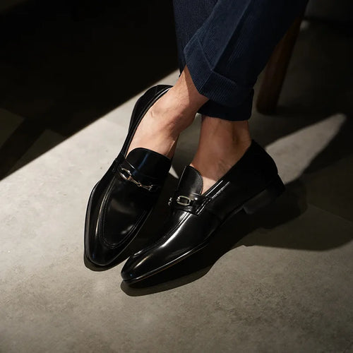 CHASSEL - Men Leather Penny Loafer