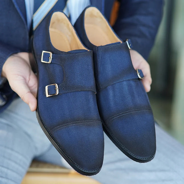 Mogghal | Suede German Double MONKSTRAP
