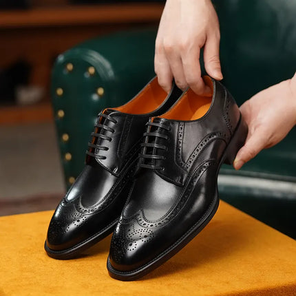 ZAFARON -  Brogue Wingtip Derbys