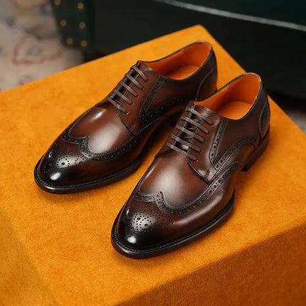 ZAFARON -  Brogue Wingtip Derbys