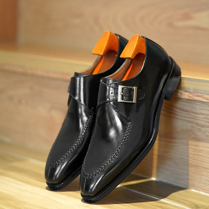 Business | Single Monkstrap Split-Toe Dress Shoe