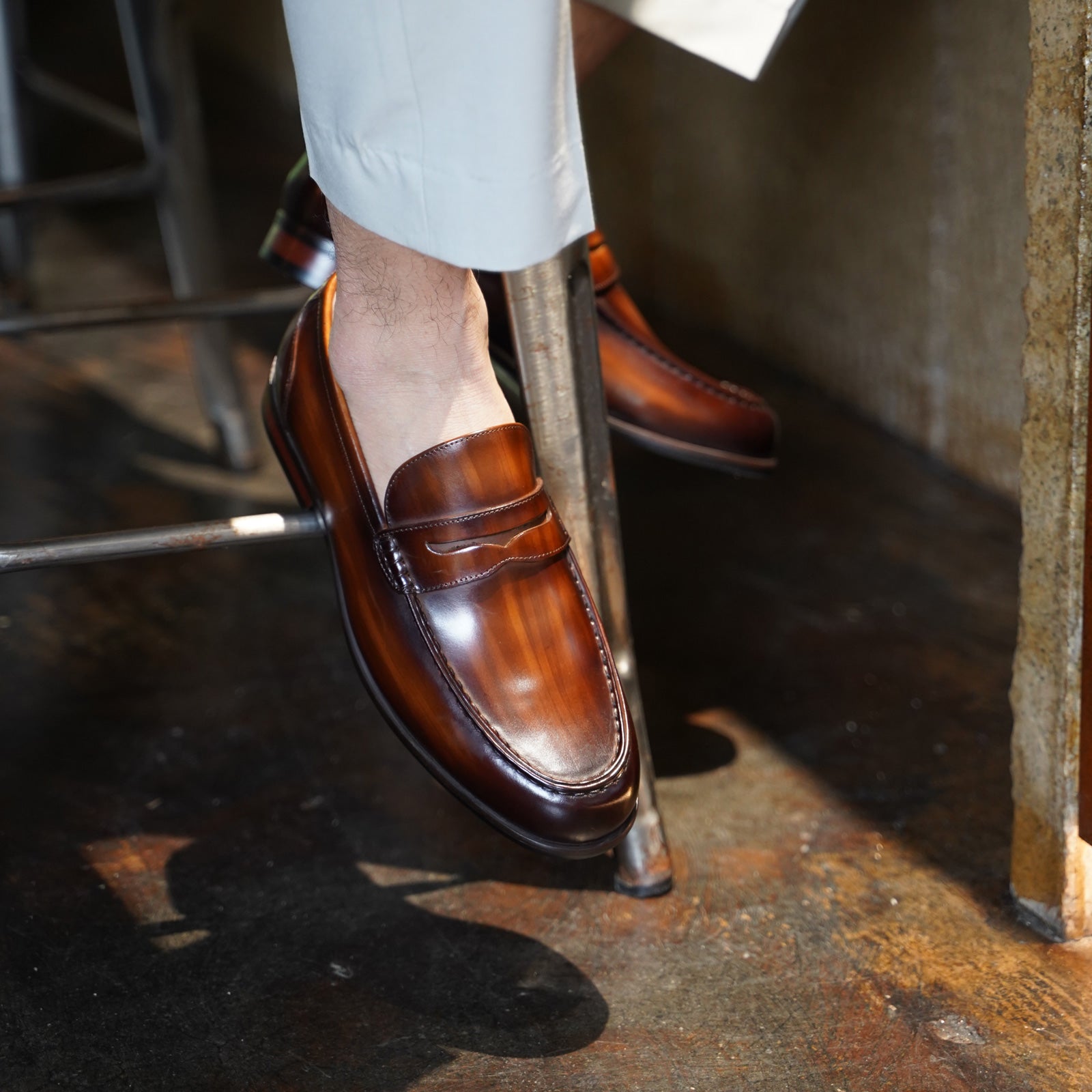 BROGUE -  Classic Moc Toe Penny Loafers