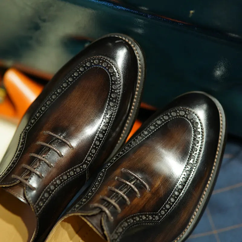 PEARL - Cap Toe Brogue Oxfords