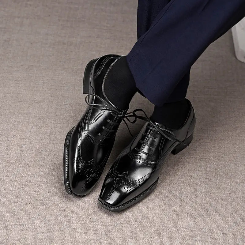 LUXURY - Brogue Wingtip Oxfords