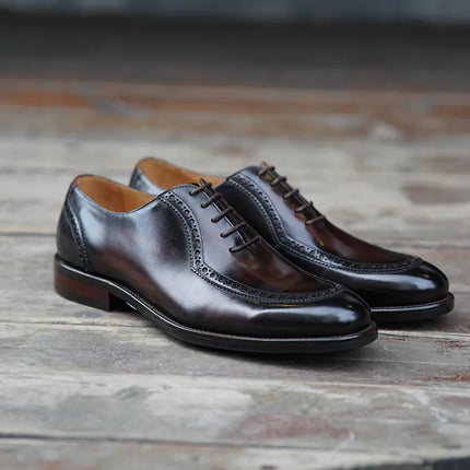 PEARL - Cap Toe Brogue Oxfords