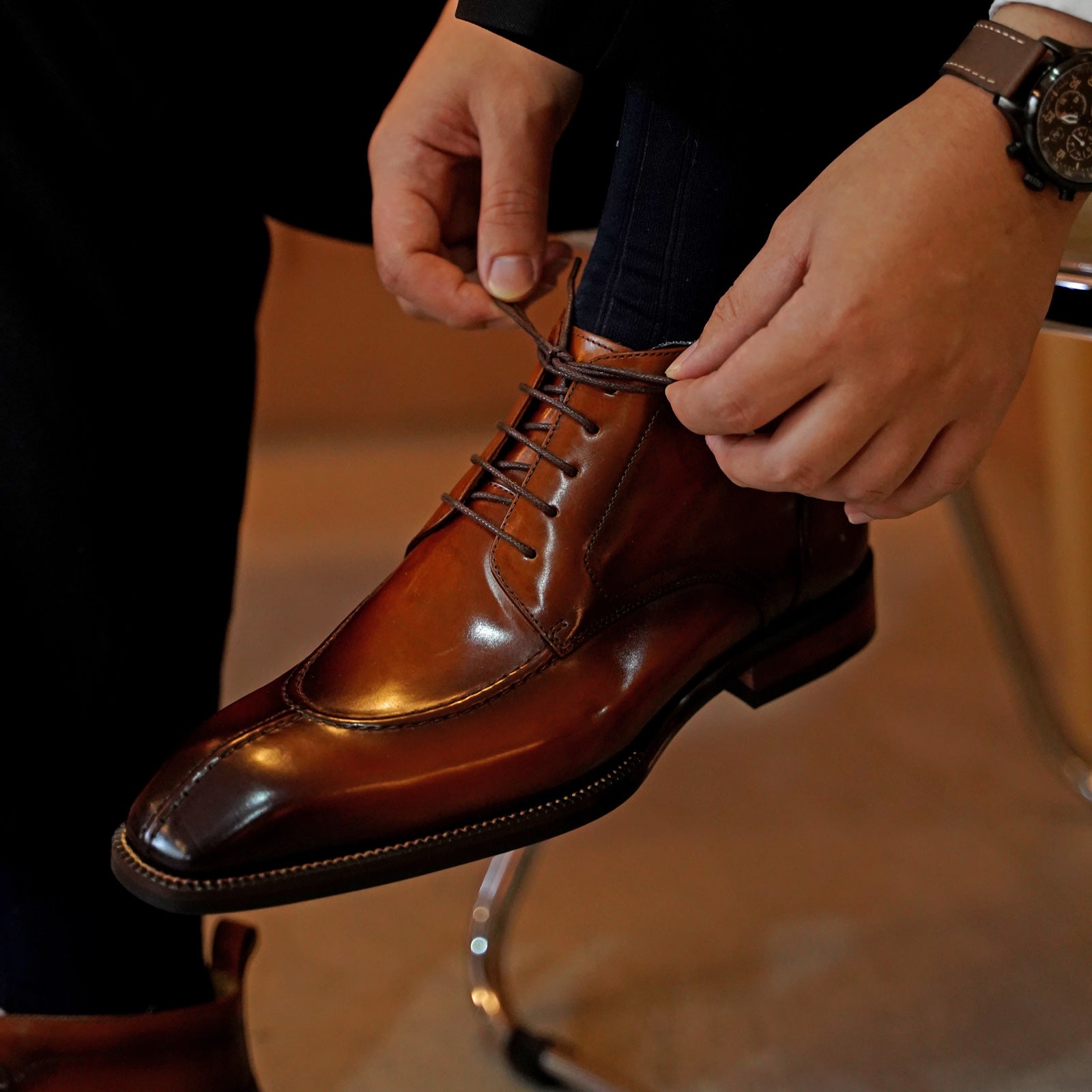 BUFFALO - Leather Dress Boots