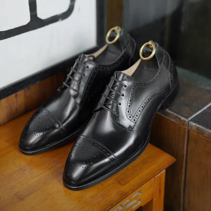 CRAFT - Brogue Wingtip Wholecut Oxfords