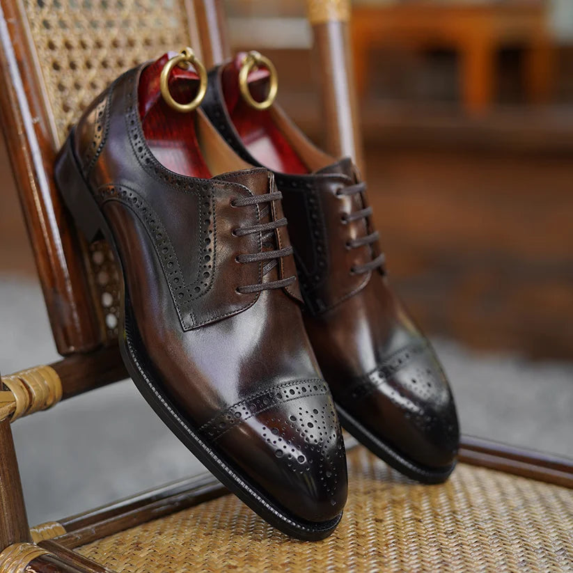 CRAFT - Brogue Wingtip Wholecut Oxfords