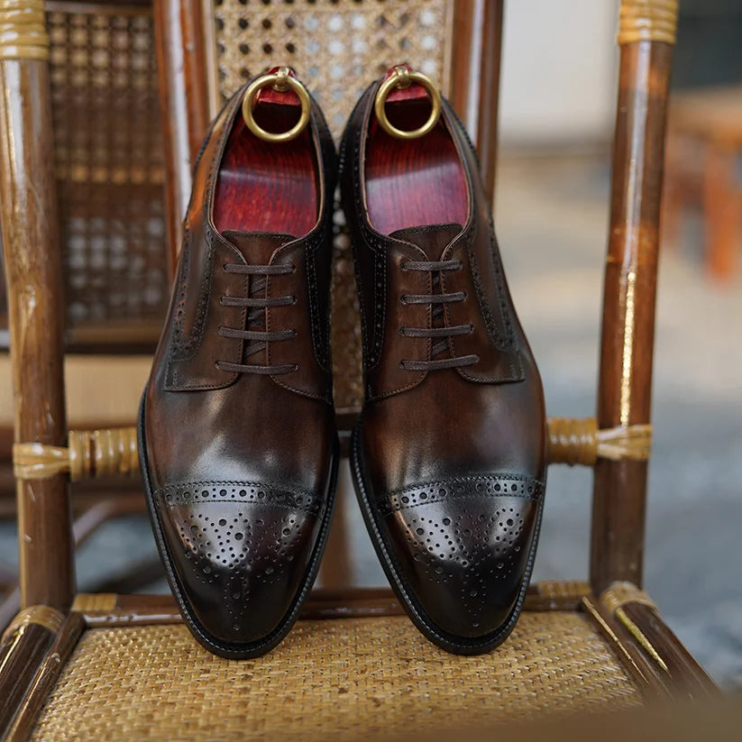 CRAFT - Brogue Wingtip Wholecut Oxfords