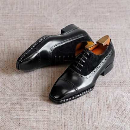 WHOLECUT - Men Cap Toe oxfords Shoe