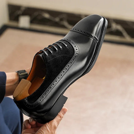 WHOLECUT - Men Cap Toe oxfords Shoe