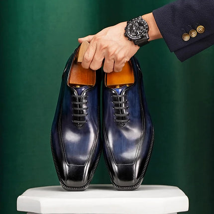 JORDAN - Hand-Burnished Goodyear Welt Oxford