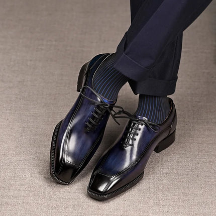 JORDAN - Hand-Burnished Goodyear Welt Oxford