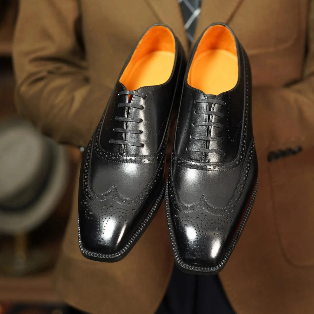 KILLER -  Wingtip Cap Toe Oxfords