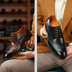 ZAFARON -  Brogue Wingtip Oxfords