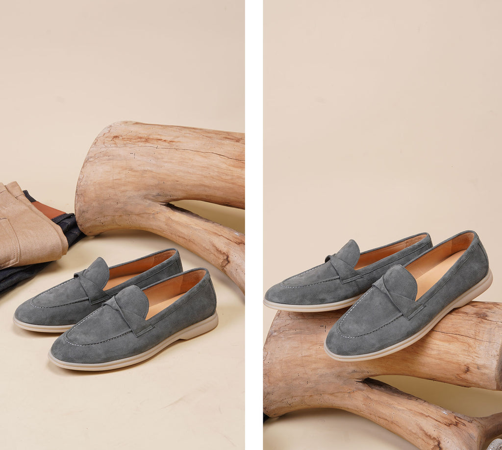 EMILIO - Men Suede Penny Loafers