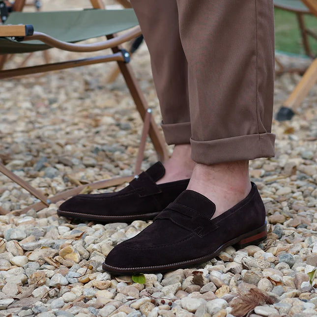 DEANE - Suede Penny Loafer