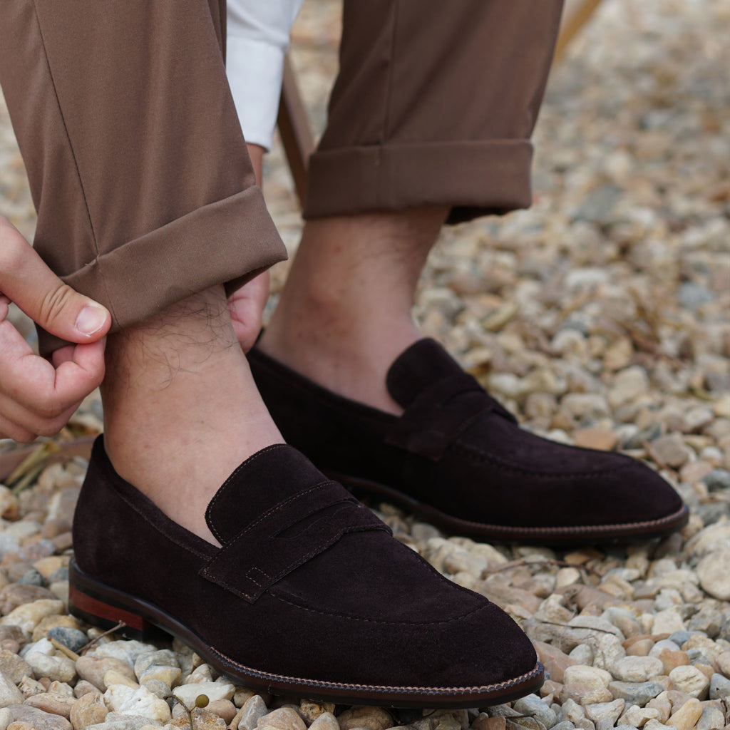 DEANE - Suede Penny Loafer