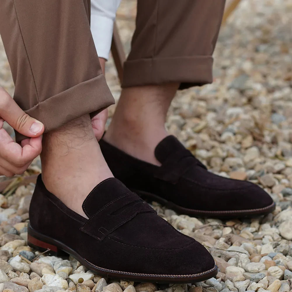DEANE - Suede Penny Loafer