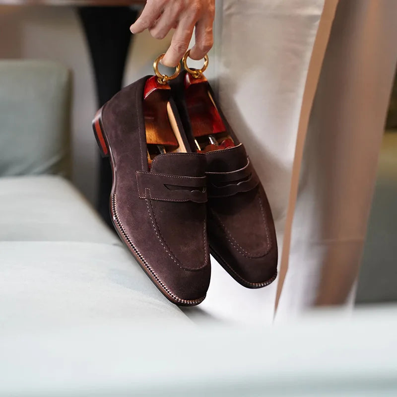 DEANE - Suede Penny Loafer