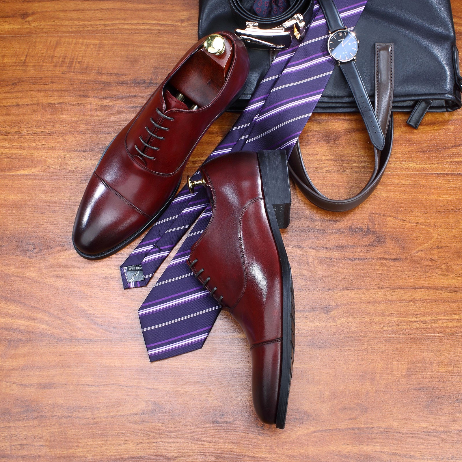CHROME - Cap Toe Oxfords
