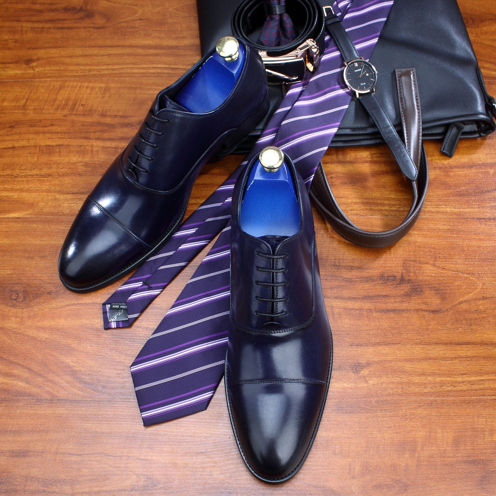 CHROME - Cap Toe Oxfords