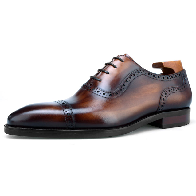PROFESSIONAL - Plain Cap Toe Oxfords