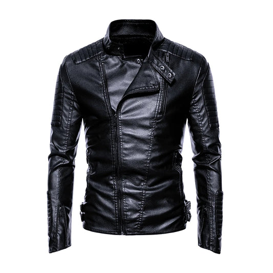 Mogghal | Windproof leather Jacket