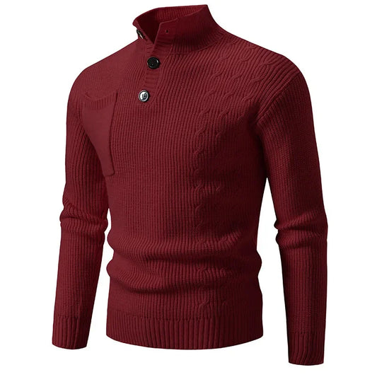 Mogghal | Collar Knit Pullovers Sweater