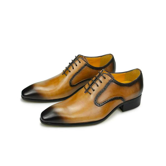 Mogghal | Formal Business Dress Suits Handmade Genuine Leather Shoes