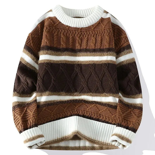 Mogghal |  Wool pullovers white and Black Sweater