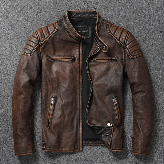 Mogghal | Cowhide Leather Jacket