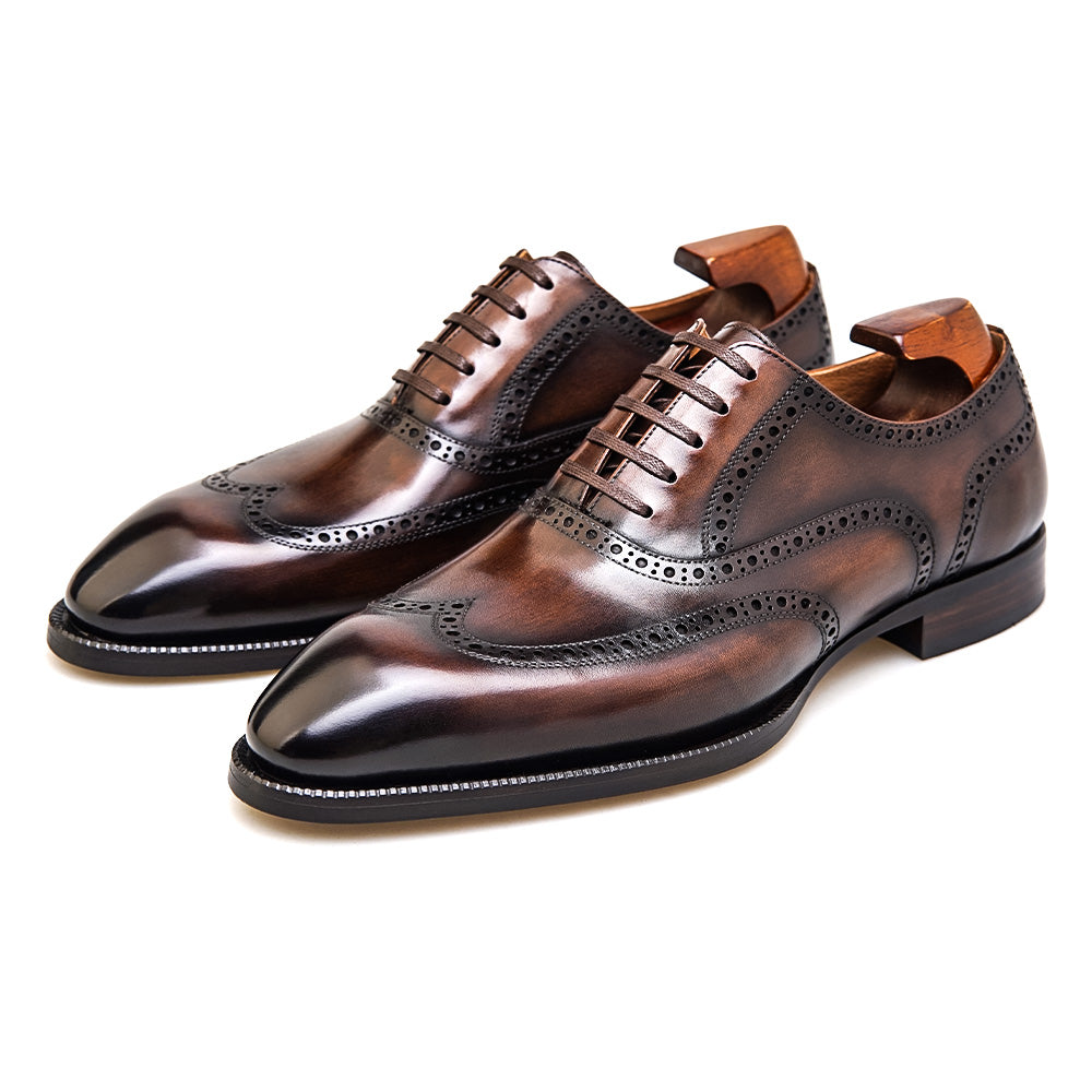 ENGRAVE - Cap toe Oxfords