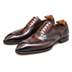 ENGRAVE - Cap toe Oxfords