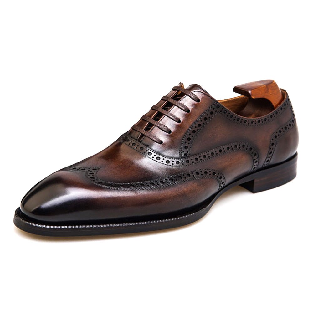 ENGRAVE - Cap toe Oxfords
